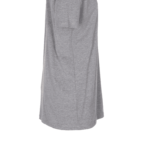 Basic T-shirt Deep Cut Lysegrå