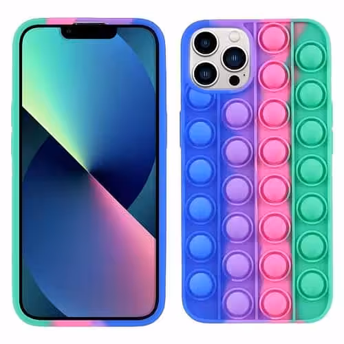 Iphone 13 Pro Max Popit Cover Regnbue
