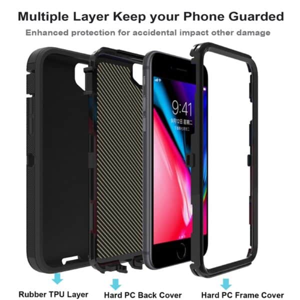 iphone 8 bumper cover sort mobilcover 6