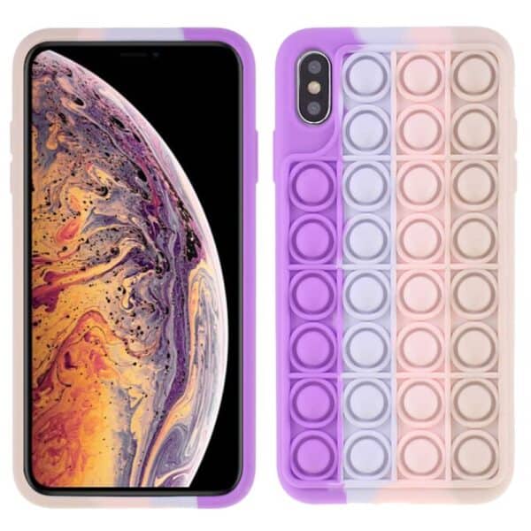 Iphone X Popit Cover Lilla