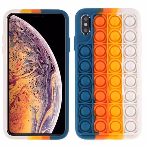 Iphone X Popit Cover Mørk