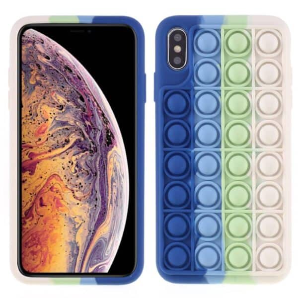 Iphone Xs Max Popit Cover Blå