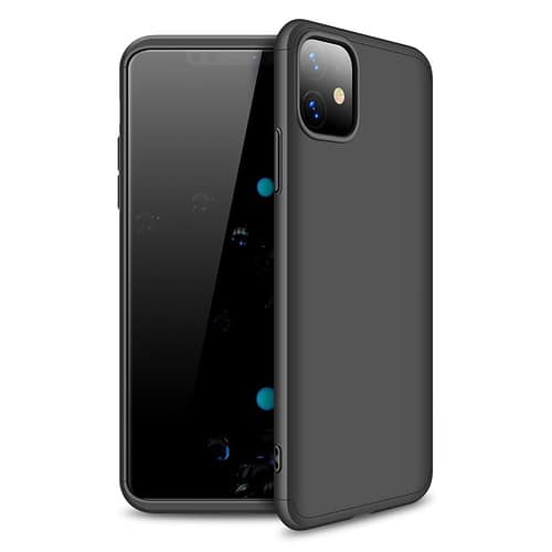 Iphone 11 360 Beskyttelsescover Sort