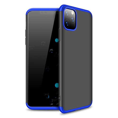 Iphone 11 Pro Max 360 Beskyttelsescover Sort/blå