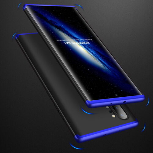Samsung Galaxy Note 10 Plus 360 Beskyttelsescover Sort/blå