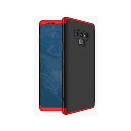 Samsung Galaxy Note 9 360 Beskyttelsescover Sort/rød