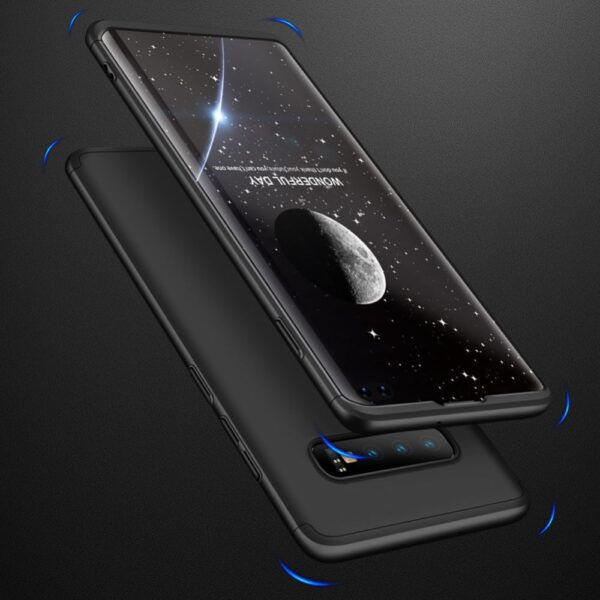 Samsung Galaxy S10 Plus 360 Beskyttelsescover Sort