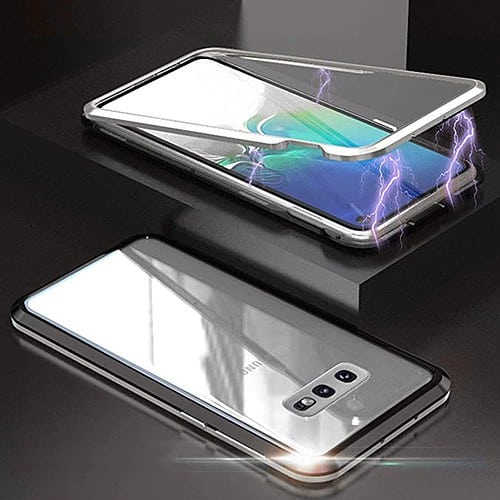 Samsung S10 Plus Perfect Cover Sølv