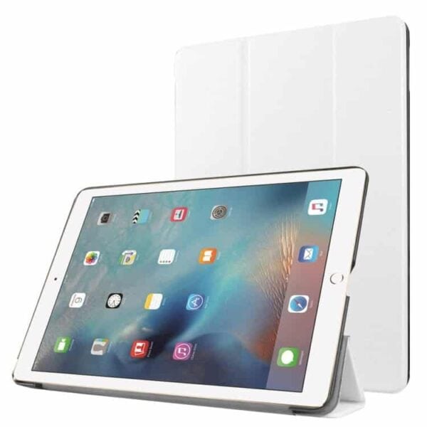 Ipad Pro 9.7 (a1673, A1674, A1675) - Tri-fold Stand Pu Læder Cover - Hvid