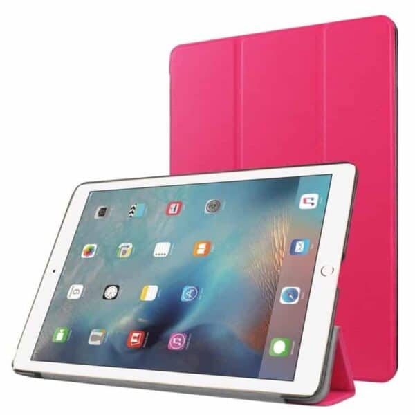 Ipad Pro 9.7 (a1673, A1674, A1675) - Tri-fold Stand Pu Læder Cover - Rosa