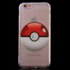 Iphone 6/6s Plus - Klart Tpu Cover - Pokemon Pokeball