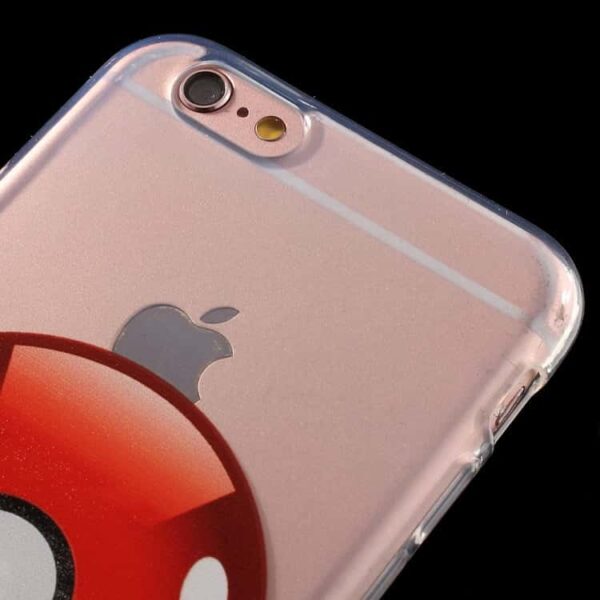 Iphone 6/6s Plus - Klart Tpu Cover - Pokemon Pokeball
