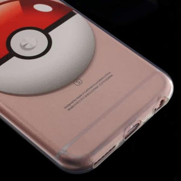 Iphone 6/6s - Klart Tpu Cover - Pokemon Pokeball
