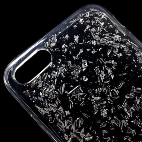 Iphone 7 - Tpu Beskyttende Glitter Etui - Sølv