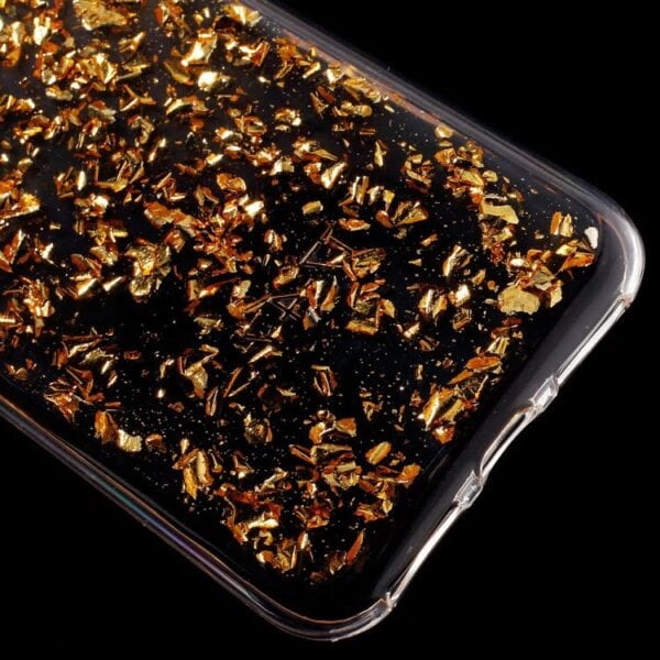 Iphone 7 - Tpu Beskyttende Glitter Etui - Guld