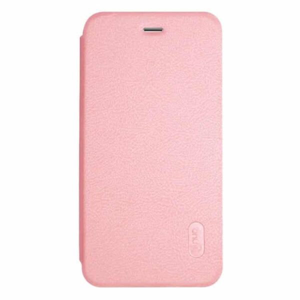Iphone 7 Plus - Lenuo Ledream Tyndt Pu Læder Flip Cover - Pink