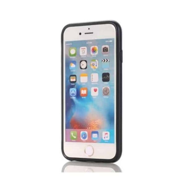 Iphone 7 - Børstet Pc + Tpu Beskyttende Hybrid Cover - Hvid