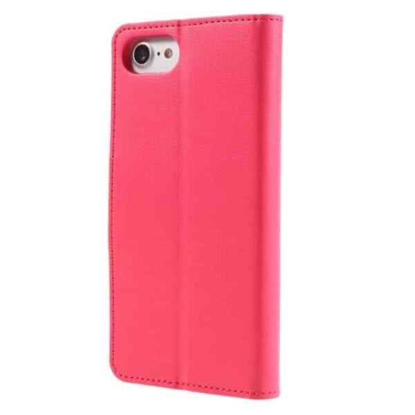 Iphone 7 - Mercury Goospery Sonata Diary Pu Læder Cover Med Kortslots - Rosa