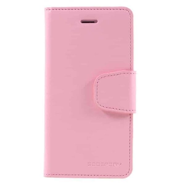 Iphone 7 - Mercury Goospery Sonata Diary Pu Læder Cover Med Kortslots - Pink