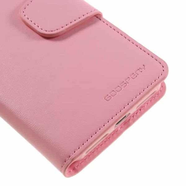 Iphone 7 - Mercury Goospery Sonata Diary Pu Læder Cover Med Kortslots - Pink