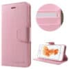 Iphone 7 Plus - Mercury Goospery Sonata Diary Pu Læder Cover Med Kortslots - Pink
