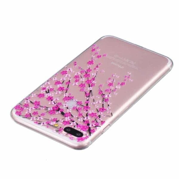 Iphone 7 Plus - Tyndt Tpu Etui - Vintersøde Blomster