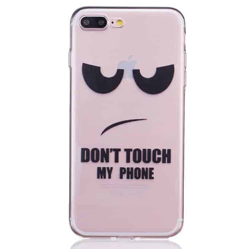 Iphone 7 Plus - Tyndt Tpu Etui - Do Not Touch My Phone