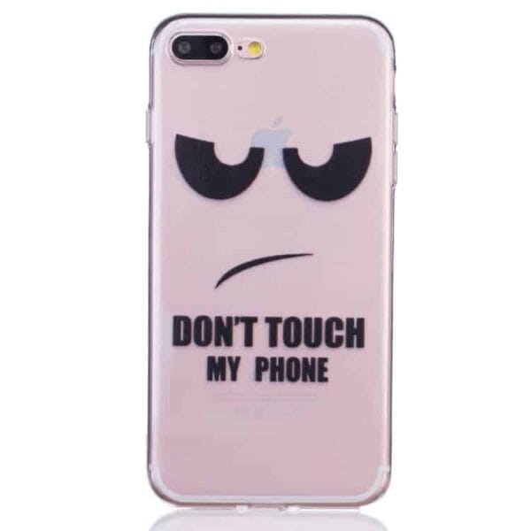 Iphone 7 Plus - Tyndt Tpu Etui - Do Not Touch My Phone