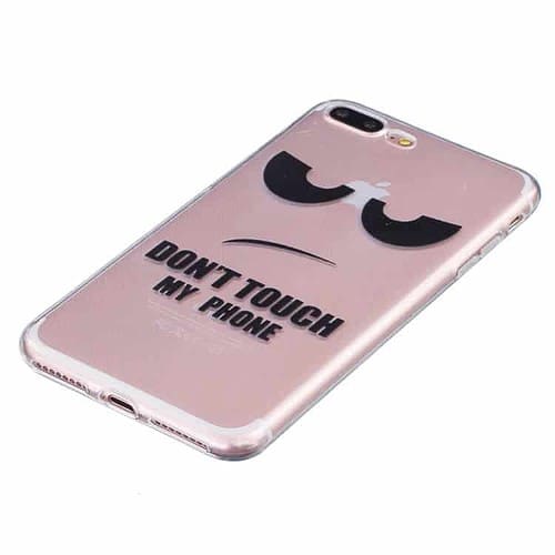 Iphone 7 Plus - Tyndt Tpu Etui - Do Not Touch My Phone