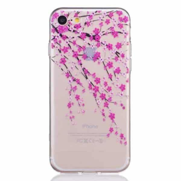 Iphone 7 - Tyndt Tpu Etui - Vintersøde Blomster