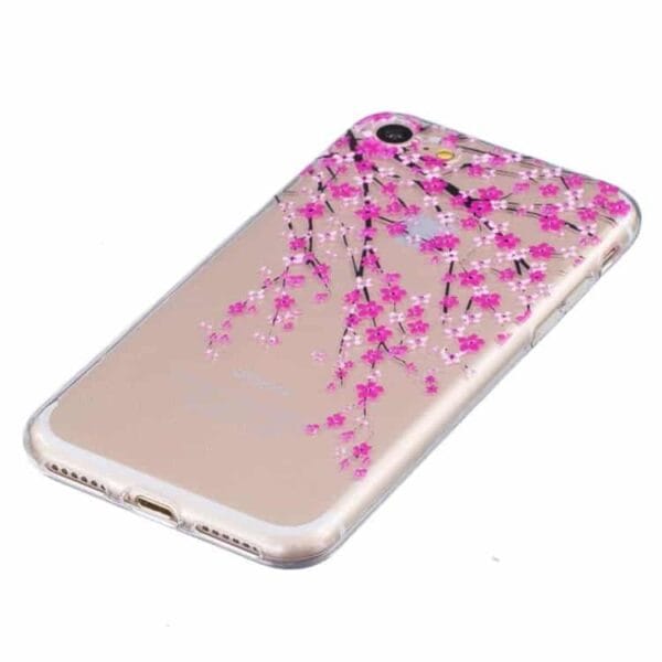 Iphone 7 - Tyndt Tpu Etui - Vintersøde Blomster