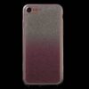 Iphone 8 - Gummi Cover Med Gradient Funklende Pulver - Rosa