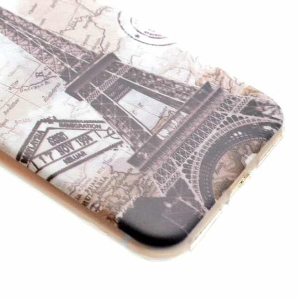 Iphone 7 - Ultra Tynd Tpu Etui - Eiffel Tårn