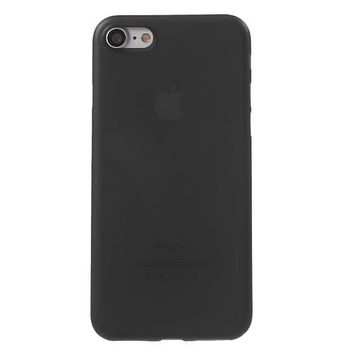 Iphone 7 - Ultra Tynd 0.3mm Hard Pc Cover - Sort