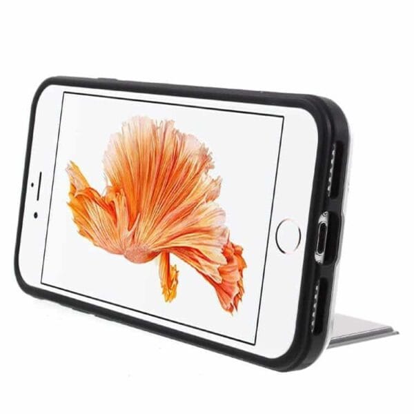 Iphone 7 - Pc Tpu Hybrid Cover Med Stand - Grå