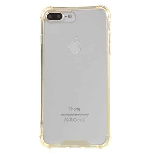 Iphone 7 Plus - Stødsikker Tpu Og Acryl Cover - Guld