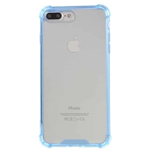 Iphone 7 Plus - Stødsikker Tpu Og Acryl Cover - Blå