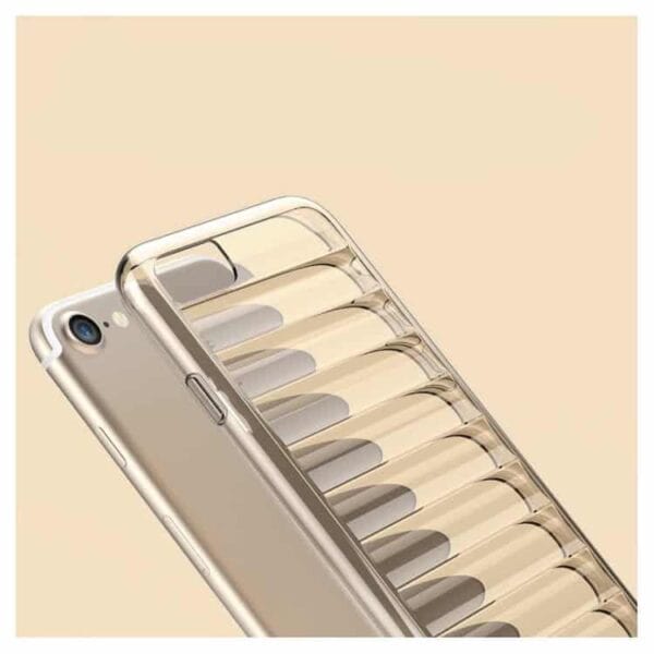 Iphone 7 - Remax Wave Design Tpu Cover - Guld