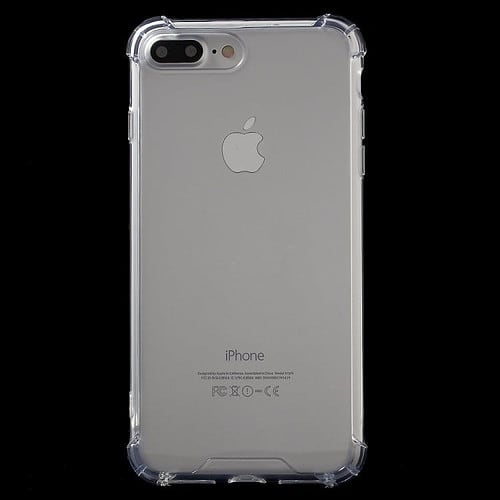 Iphone 7 Plus - Stødsikker Tpu Cover - Transparent