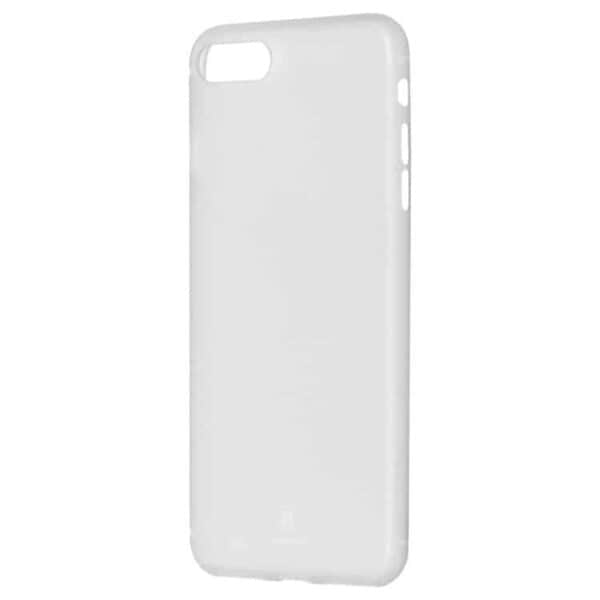 Iphone 7 - Baseus 0.5mm Hard Cover Mat - Transparent Hvid