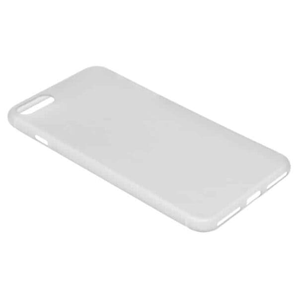 Iphone 7 - Baseus 0.5mm Hard Cover Mat - Transparent Hvid