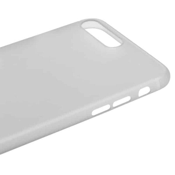 Iphone 7 - Baseus 0.5mm Hard Cover Mat - Transparent Hvid