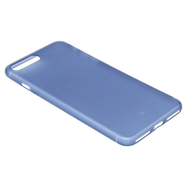 Iphone 7 Plus - Baseus 0.5mm Hard Cover Mat - Transparent Blå