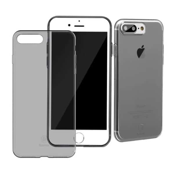 Iphone 7 Plus - Baseus Simple Series Tpu Cover - Sort