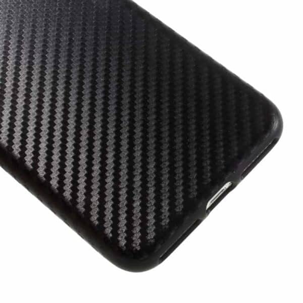 Iphone 7 Plus - Carbon Fiber Tpu Cover - Sort