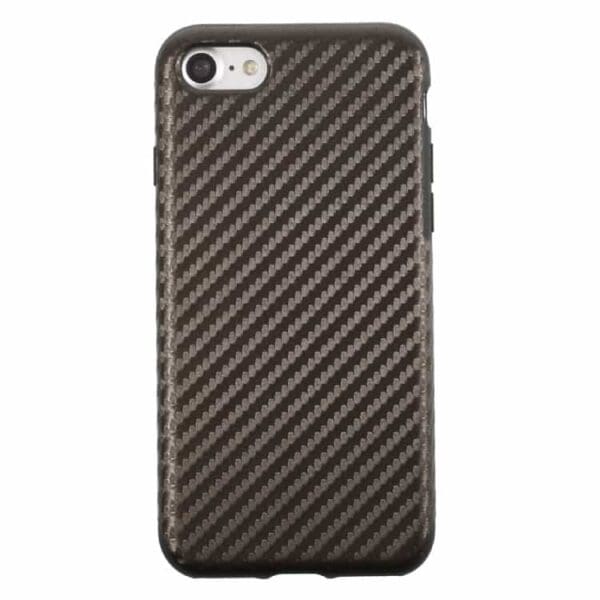 Iphone 7 - Carbon Fiber Texture Pu + Tpu - Kaffe