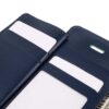 Iphone 8 - Kunstlæder Etui Med Kreditkort Holder Og Flip Design - Cyan