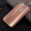 Iphone 8 - Blødt Gummi Cover Med Blændende Design - Rosaguld