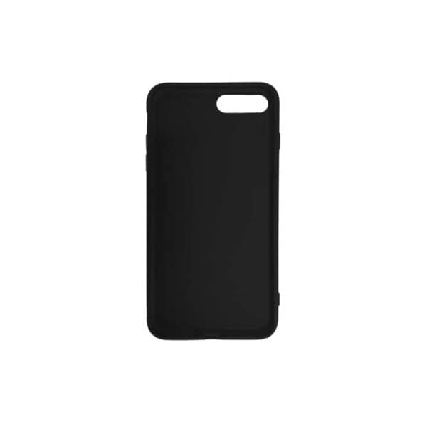 Iphone 8 - Blankt Og Fleksibelt Gummi Cover Med Printet Mønster - Sort Væg