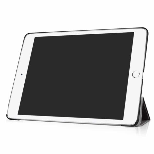 Ipad 9.7” (2017) (a1822, A1823) - Mønstret Smart Pu Læder Etui Med Tri-fold Stand - Kærestepar Og Mælkebøtte